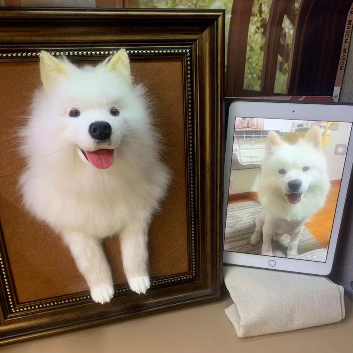 Custom Needle Felt 3D Pet Portrait | Half Body | Long Hair