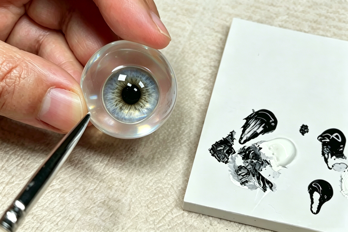 Customized Eyes: Hand-Painted Details