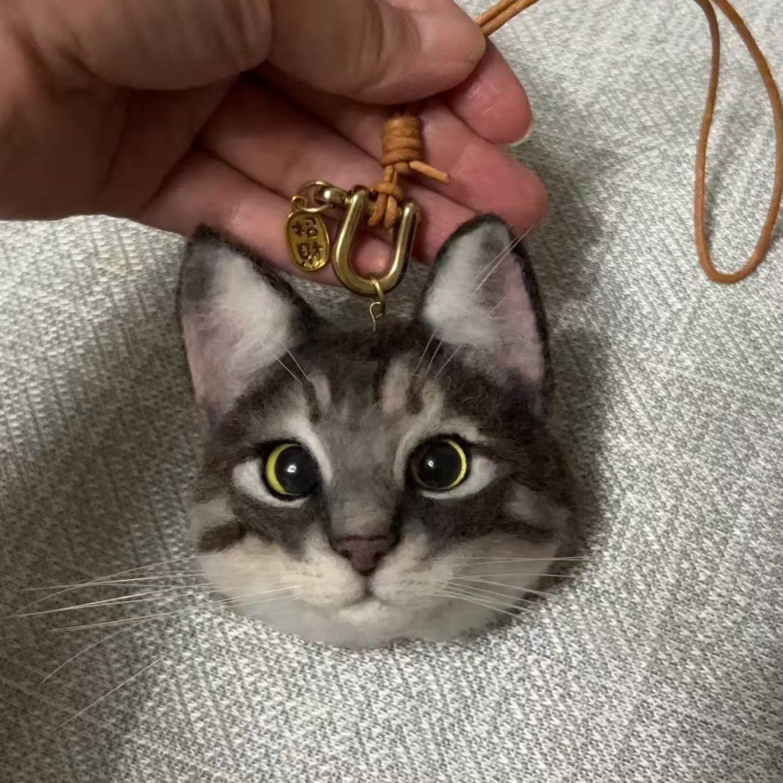 Custom Mini 3D Wool Needle Felt Pet Portraits  | Head