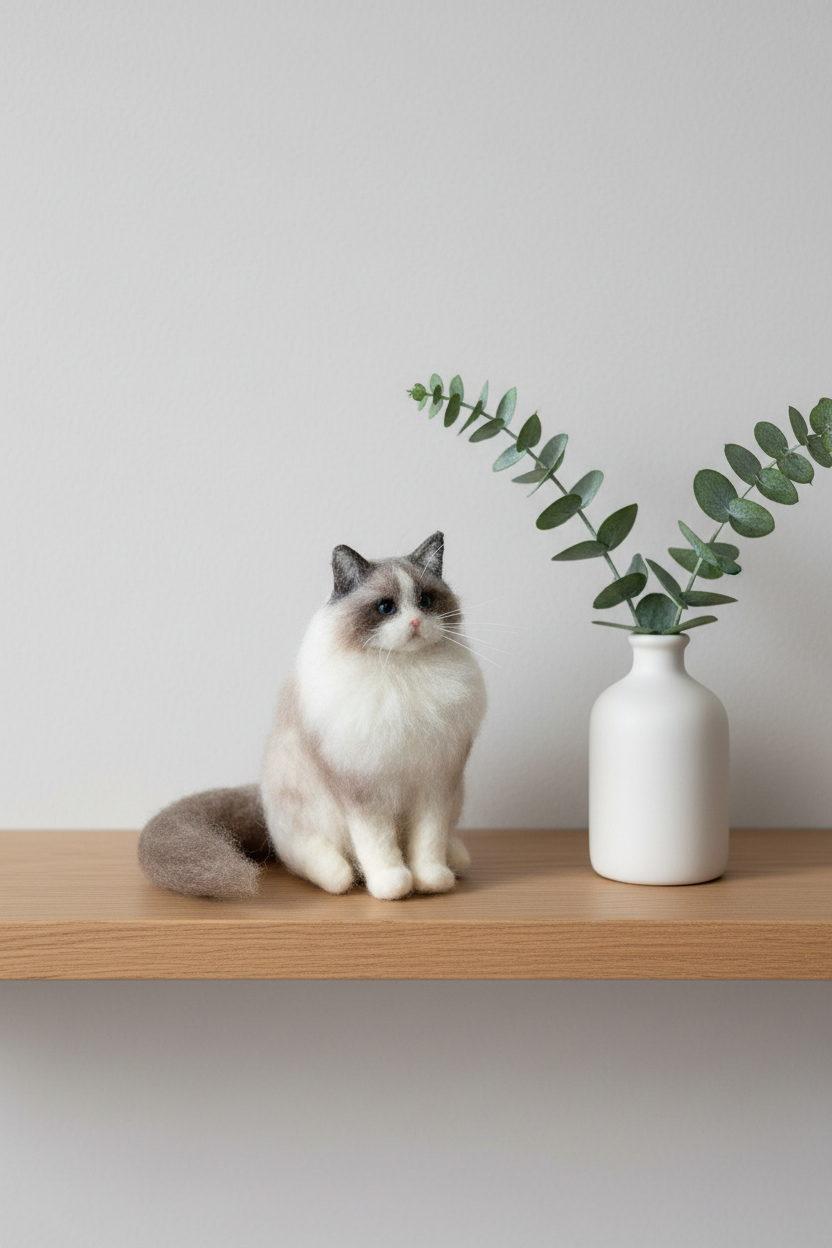 Unique pet memorial gift cat